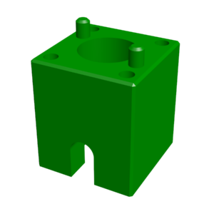 3D-Rendering des Signalfundaments (Mittelteil)