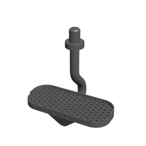 3D-Rendering des Rangiertritts