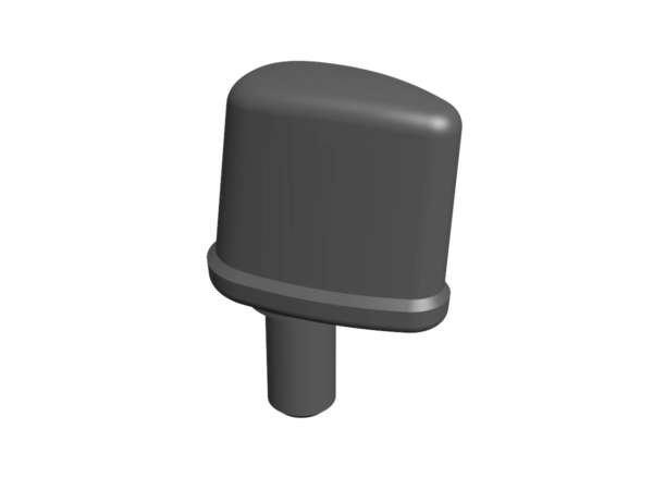 3D-Rendering der Topfantenne