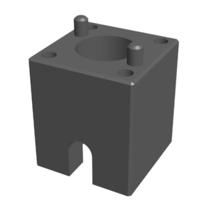 3D-Rendering des Signalfundaments (Mittelteil)