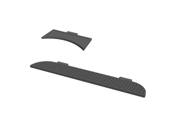3D-Rendering der Trittroste