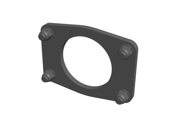 3D-Rendering der Spannplatte