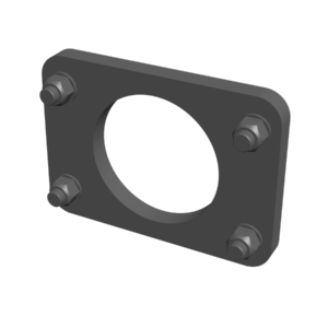 3D-Rendering der Spannplatte