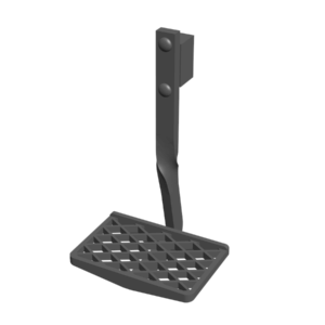 Rangiertritte UIC | 3 Fwg 000.10.001.002 | rautenförmiges Gitter, genietet | passend für Brawa