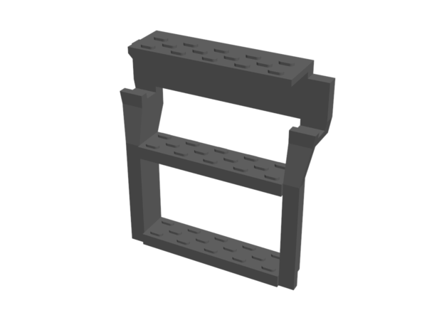 3D-Rendering des Füherstandstritts