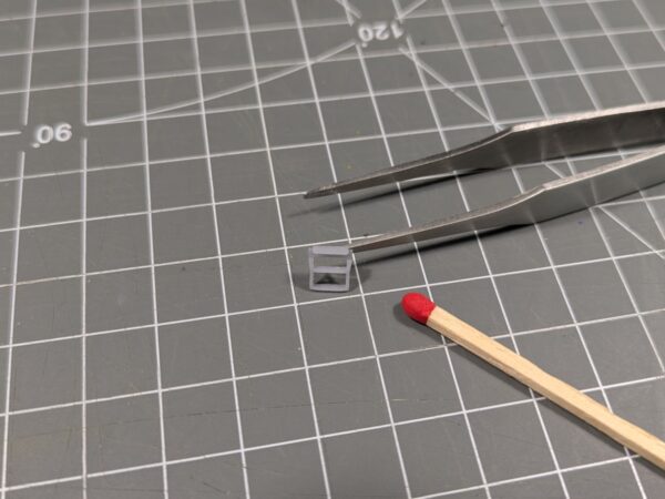 Größenvergleich der Trittstufe