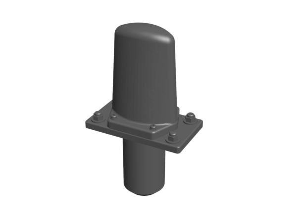 3D-Rendering der Antenne