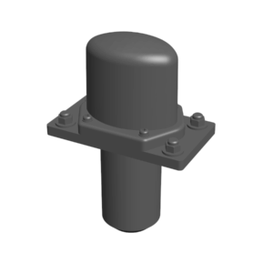 3D-Rendering der Antenne